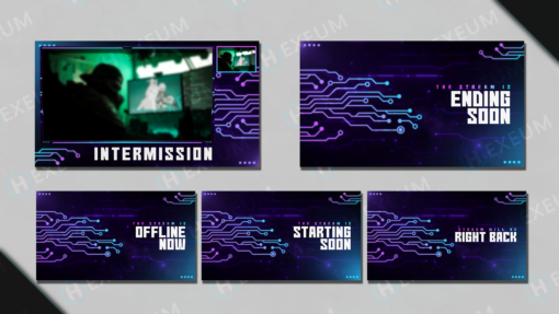 neon twitch overlay