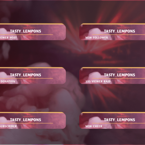 pink twitch alerts