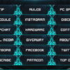 cyan twitch panels
