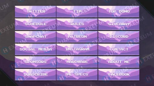 twitch pixel panels