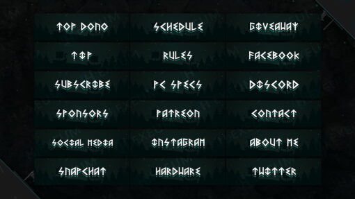 Ancient Twitch Panels