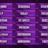 Vibrant Twitch Panels