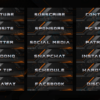 Futuristic Metallic Twitch Panels