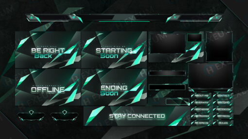 free animated streaming overlay