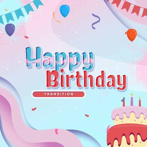 Happy Birthday Stream Transition Thumbnail