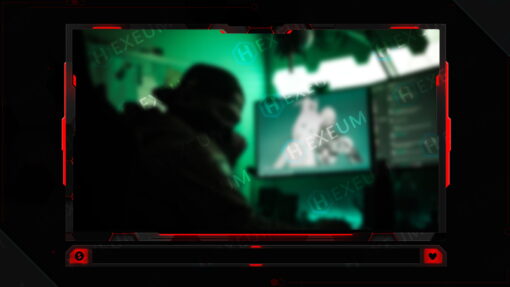 Red Webcam Overlay