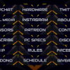 Orange Twitch Panels