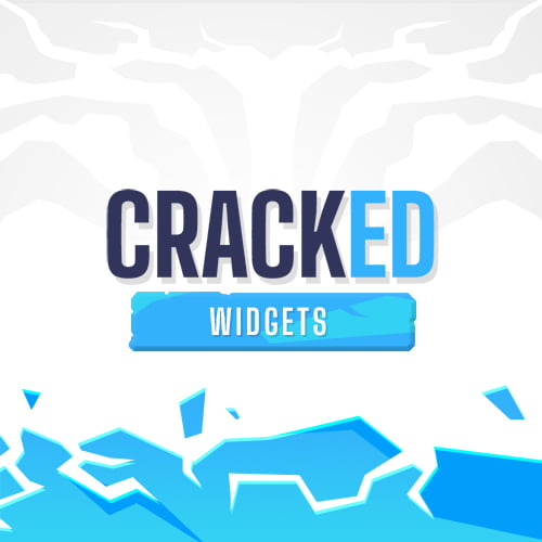 Cracked White Streamlabs Widgets Thumbnail