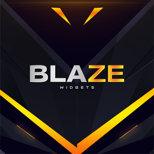 Blaze Orange Streamlabs Widgets Thumbnail