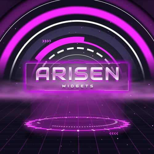 Arisen Pink Streamlabs Widgets Thumbnail