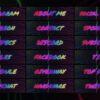 Neon Twitch Panels