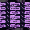 Purple Twitch Panels