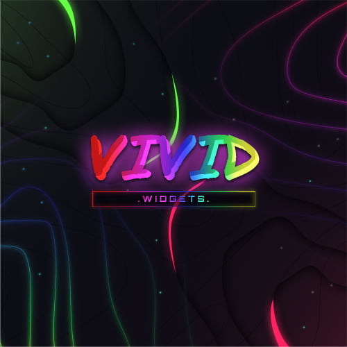 Vivid Neon Streamlabs Widgets Thumbnail