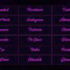 Purple Twitch Panels