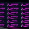 Pink and White Twitch Panels