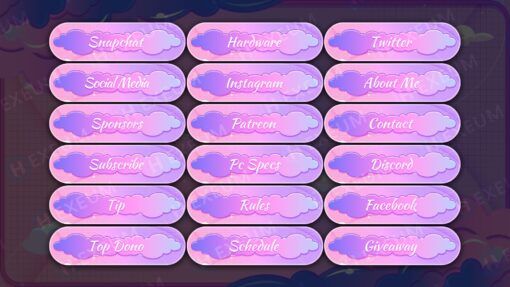 Cute Twitch Panels