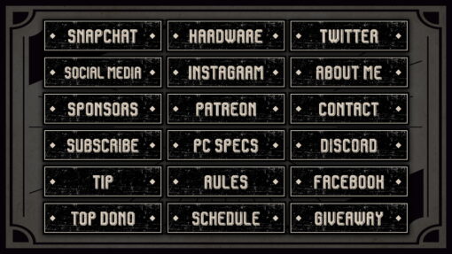 Vintage Twitch Panels