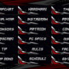 free red twitch panels