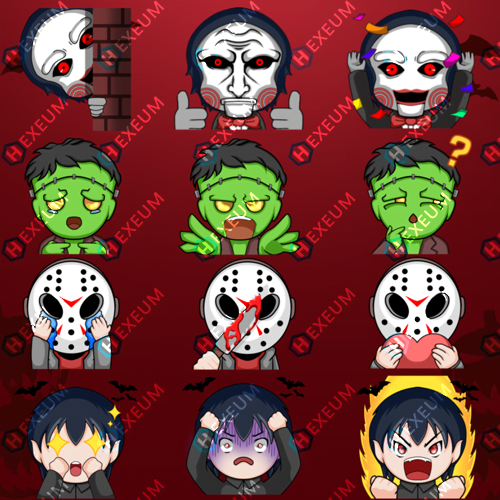 Halloween Twitch Emotes