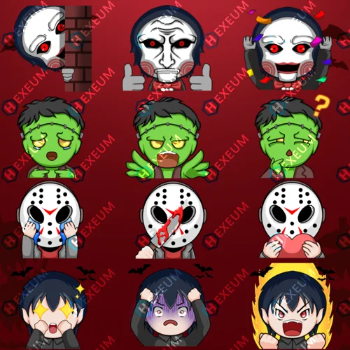Halloween Twitch Emotes