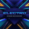 Electro Blue Stream Background