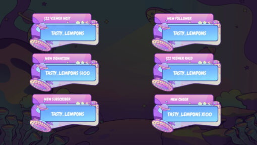 Trippy Twitch Alerts