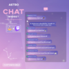 image preview of a constellation themed chat widget for twitch
